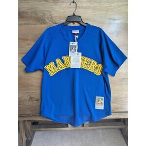Seattle Mariners #24 Jersey Mens Large Blue Mitchell & Ness MLB Baseball Sports